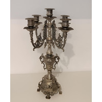 Castiçal de Prata 5 Velas Mariah Castiçal de Prata 5 Velas Mariah